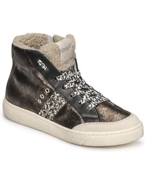 Meline Sneakers Alte Car1425 - Marrone