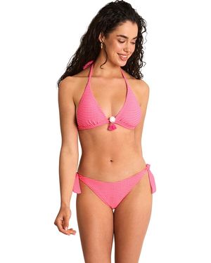 Selmark Maillots De Bain Haut Maillot De Bain Triangle Préformé Bikini Bay - Rouge