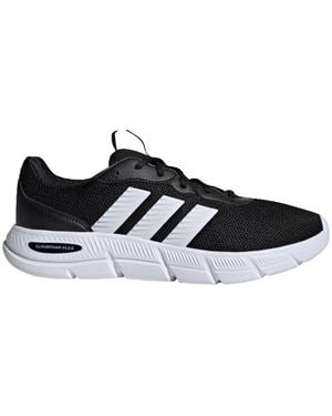 adidas Baskets Basses Baskets Cloudfoam Flex-Laces Maille Respirante - Noir