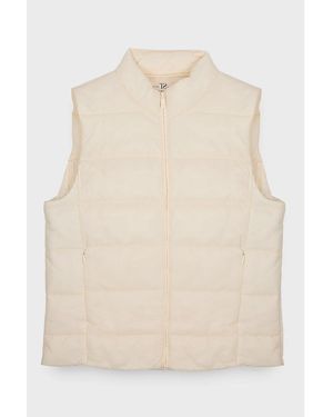 Teddy Smith Blouson Doudoune sans manches B-TESSY Middle White - Neutre