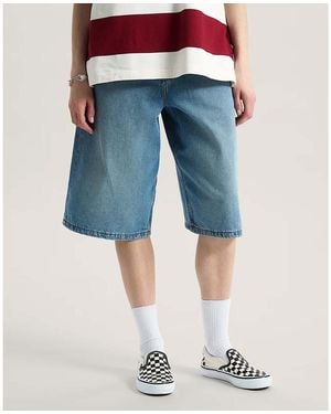 Vans Short Cinched Check 5 Baggy - Bleu