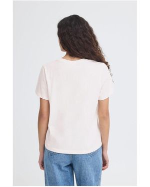 Ichi T-Shirt 20125861 - Blanc