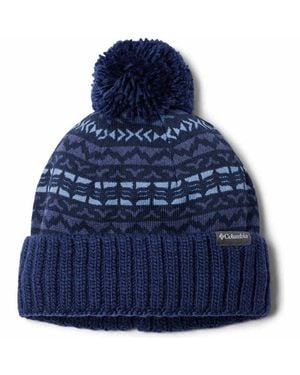 Columbia Bonnet Sweater Weather Pom Beanie - Bleu