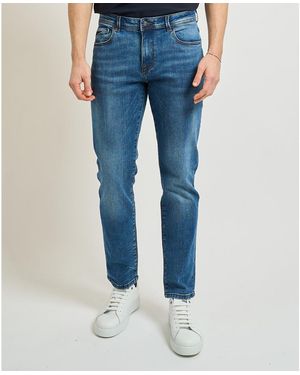 Yes-Zee Jeans Jean slim fit à 5 poches - Bleu