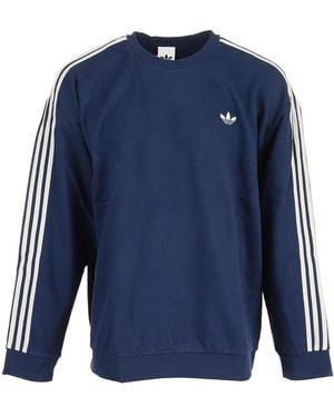 adidas Sweatshirts 3S Crew - Bleu