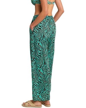 Selmark Pantalons Large Pantalon Palazzo De Plage Utopia Mare - Vert
