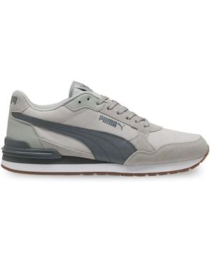 PUMA Baskets St Runner V4 Suede - Gris