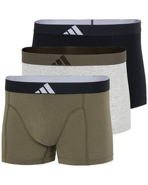 adidas Boxers Boxers, lot de 3, ACTIVE FLEX COTTON BODY - Vert