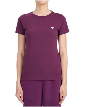 4F T-Shirt Wss26Ttshf2771 - Violet