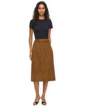 Vila Jupes Zinna Skirt - Marron