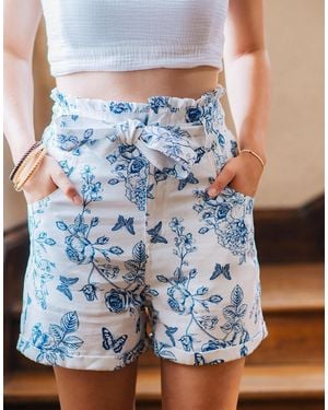 Celeste Shorts Amandine - Blu