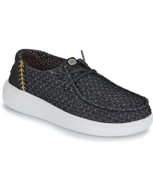 HEYDUDE Scarpe Wendy Rise Perf Canvas - Blu