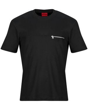 HUGO T-Shirt Korte Mouw Derenn (321677) - Zwart