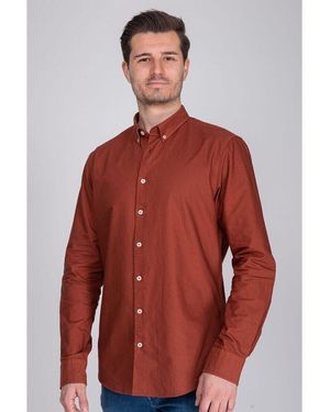 Suitable Chemise Chemise Oxford CA Rouge
