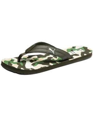 PUMA Tongs Sandales Cozy Rebel Camo Camo - Vert