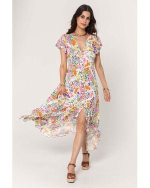 Last Queen Paris Robe Robe Spring - Blanc