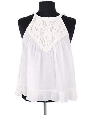Louise Misha Blouses Top Sans Manche - Blanc