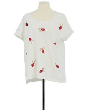 Des Petits Hauts T-shirt T-shirt en coton - Blanc
