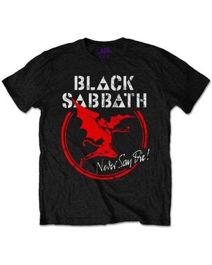 Black Sabbath T-shirt Never Say Die - Noir