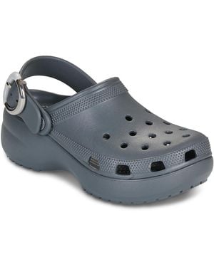 Crocs™ Clogs Classic Platform Dipped Buckle Clg - Grau
