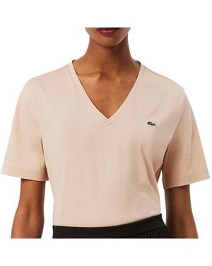 Lacoste T-Shirt Relaxed - Neutre