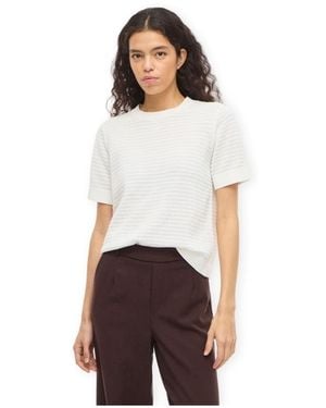 Vila Blouses Noos Top Lollo - White Alyssum - Blanc