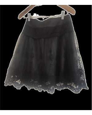 Promod Jupes courtes Jupe courte dentelle noire - Taille 36 - Neuve