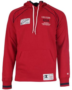 Champion Sweatshirts à capuche BSK GAME HOODED SWEATSHIRT - Rouge