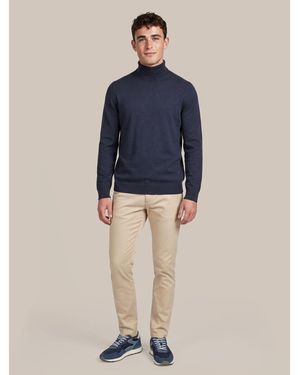 Suitable Sweat-Shirt Compact Cotton Pullover Turtle Marine - Bleu