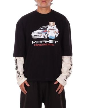 Market T-shirt F5MKMATH026 - Noir