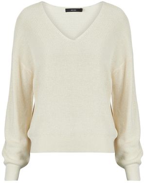 Vero Moda Trui Vmnewlexsun Solid/Stripe - Wit