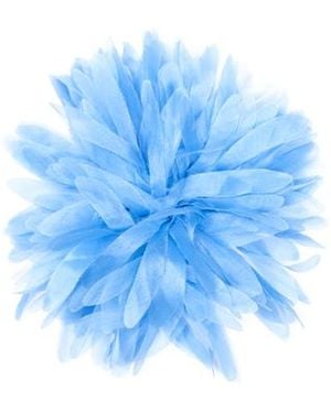 Alysi Broches Spilla Fiore Tessuto - Bleu