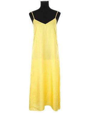 Elise Chalmin Robe Robe en soie jaune