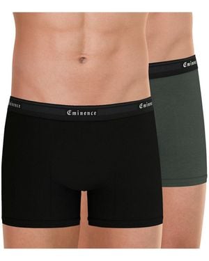 EMINENCE Boxers Lot de 2 boxers Tailor Coton bio - Noir