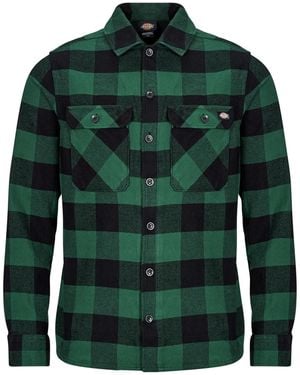 Dickies Camicia A Maniche Lunghe Sacramento Shirt - Verde