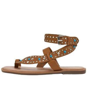 Pepe Jeans Sandales Sandales plates Ref 59612 Marron