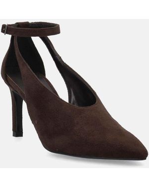 Elodie Bruno Chaussures Escarpins Decollete - Marron