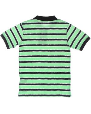 Wesc Polo Antartic Ombre Mini Stripes - Vert