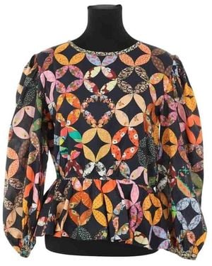 Manoush Blouses Blouse en coton multicolore - Noir
