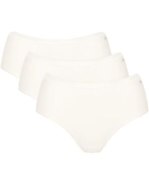 Sloggi Slips Slip Paquet de 3 GO Daily Cotton Midi 3P - Blanc