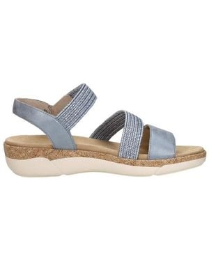 Remonte Sandales Sandalen Plat - Bleu
