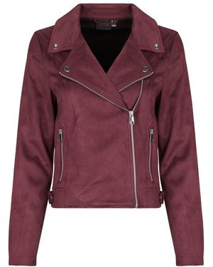 Vero Moda Leren Jas Jose - Rood