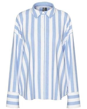 Pieces Overhemd - Blauw