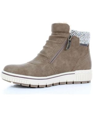 Relife Bottines Casual Closed Booties - Marron