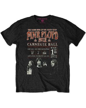 Pink Floyd T-shirt Carnegie Hall' 72 - Noir