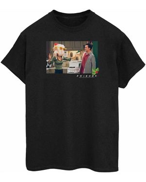 Friends T-shirt Turkey Head - Noir