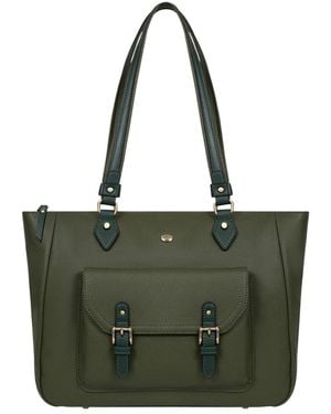 Hexagona Sac a main Sac porte epaule Ref 66765 Kaki 39*28*12 cm - Vert