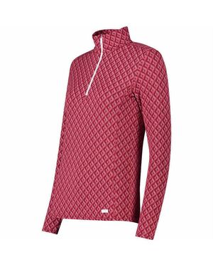 CMP Polaire Printed Sweat - Rouge