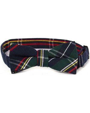 Harrington Cravates et accessoires Noeud papillon écossais bleu marine