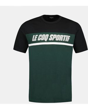 Le Coq Sportif T-Shirt Korte Mouw T-Shirt Contemporain Sp N°1 - Groen